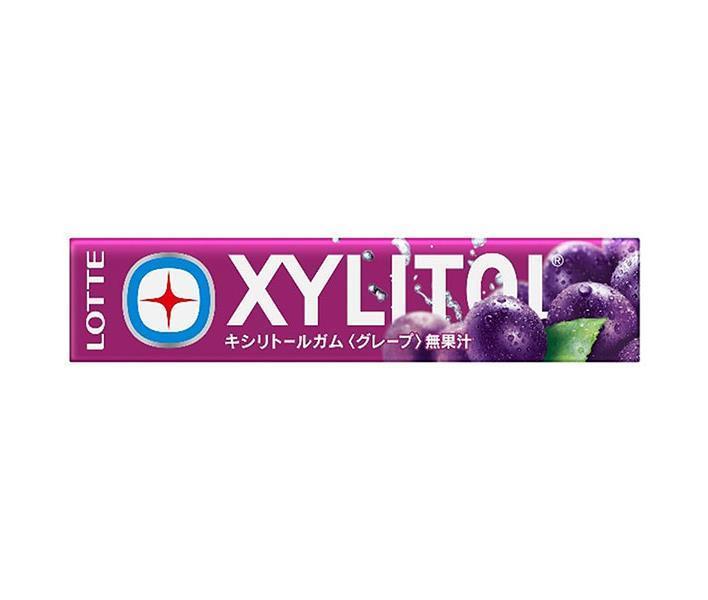 Lotte Xylitol Gum Grape 14 pieces x 20 pieces [Shipped in Japan]