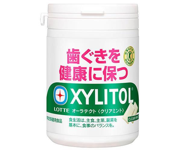 Lotte Xylitol Auratect Gum Clear Mint Slim Bottle 125g x 6 pieces [Shipped in Japan]