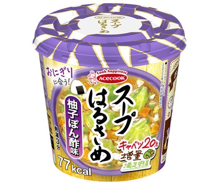 エースコック スープはるさめ 柚子ぽん酢味 32g×12(6×2)個入【日本出荷】
