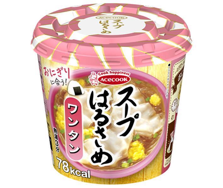 Acecook Soup Harusame Wonton 22g x 12 (6 x 2) pieces [Shipped in Japan]