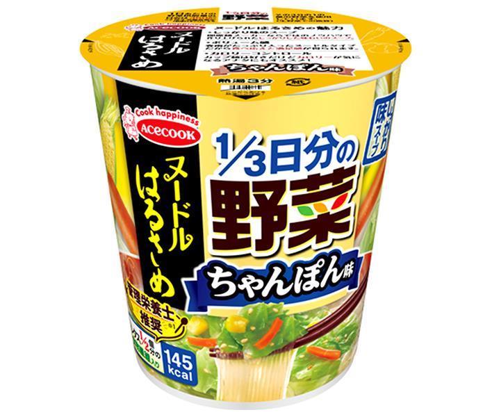 Acecook Noodle Harusame 1/3 day's worth of vegetables Champon flavor 43g x 12 (6 x 2) pieces [Shipped in Japan]