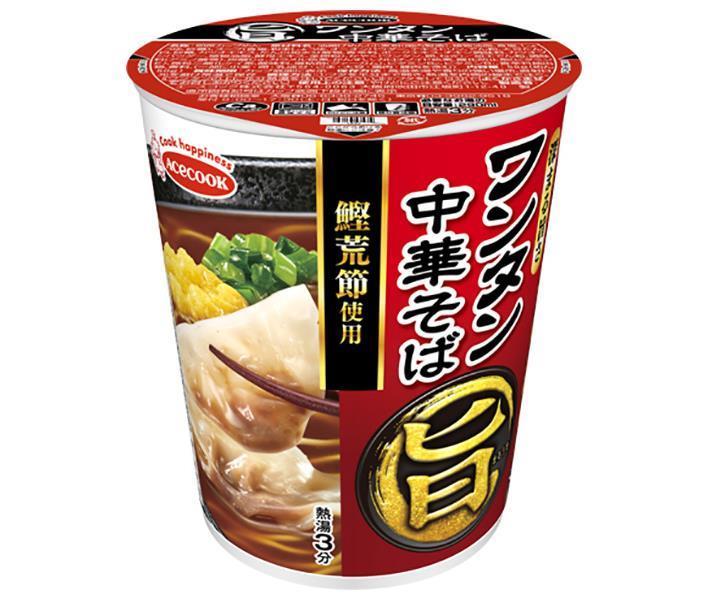 エースコック まる旨 ワンタン中華そば 58g×12個入【日本出荷】