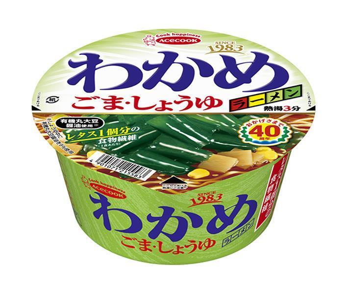 Acecook Wakame Ramen Sesame Soy Sauce 93g x 12 pieces [Shipped in Japan]