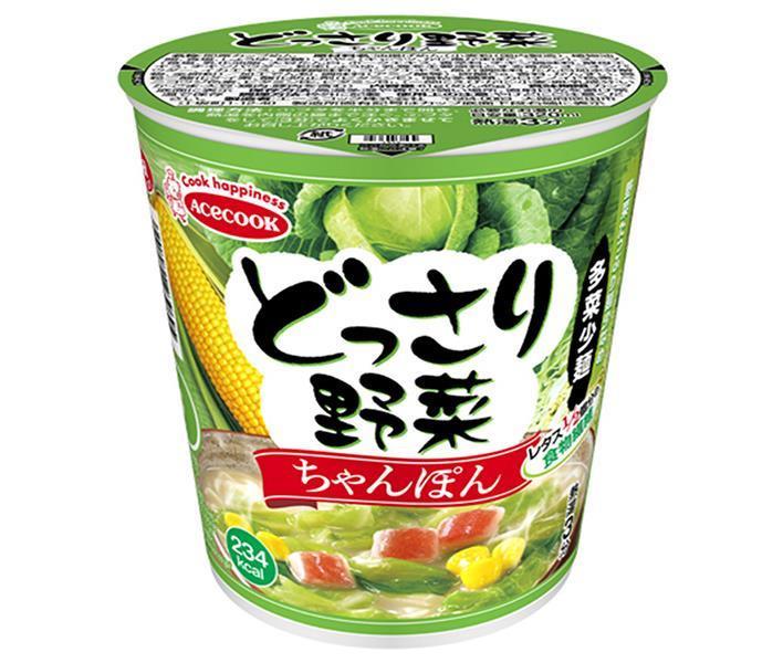 エースコック どっさり野菜 ちゃんぽん 58g×12個入【日本出荷】