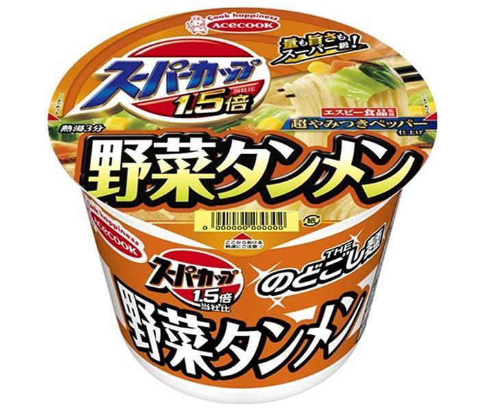エースコック スーパーカップ1.5倍 野菜タンメン 107g×12個入【日本出荷】