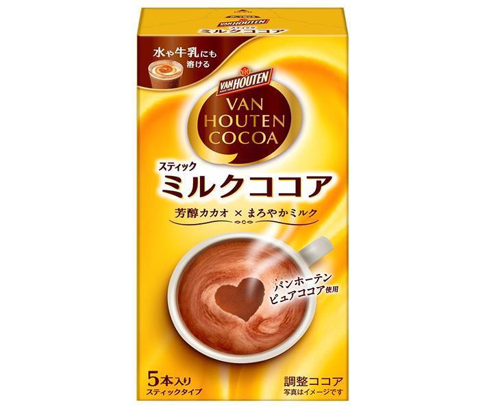 片岡物産 バンホーテン ミルクココア (18g×5本)×30個入【日本出荷】