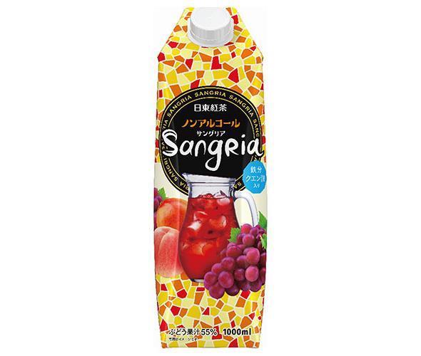Mitsui Norin Nitto Black Tea Non-Alcoholic Sangria 1L paper pack x 6 bottles [shipped in Japan]