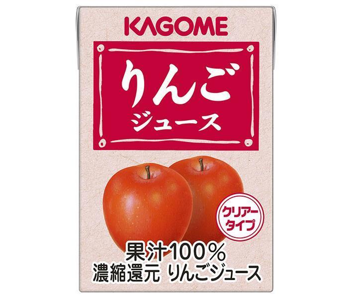 カゴメ りんごジュース 100ml紙パック×36本入【日本出荷】