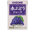 Kagome Red Grape Juice 100ml paper pack x 36 pieces [shipped in Japan]