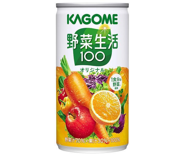 カゴメ 野菜生活100 オリジナル 190g缶×30本入【日本出荷】