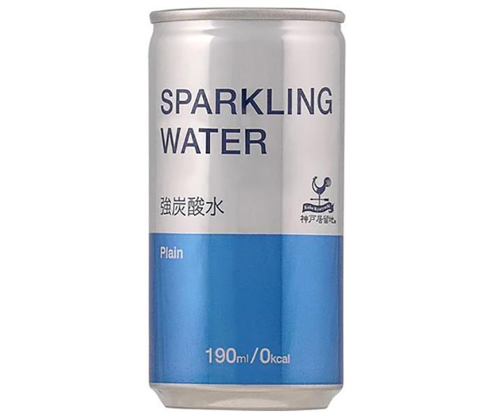 Tominaga Boeki Kobe Settlement Sparkling Water 190ml cans x 30 bottles [shipped in Japan]