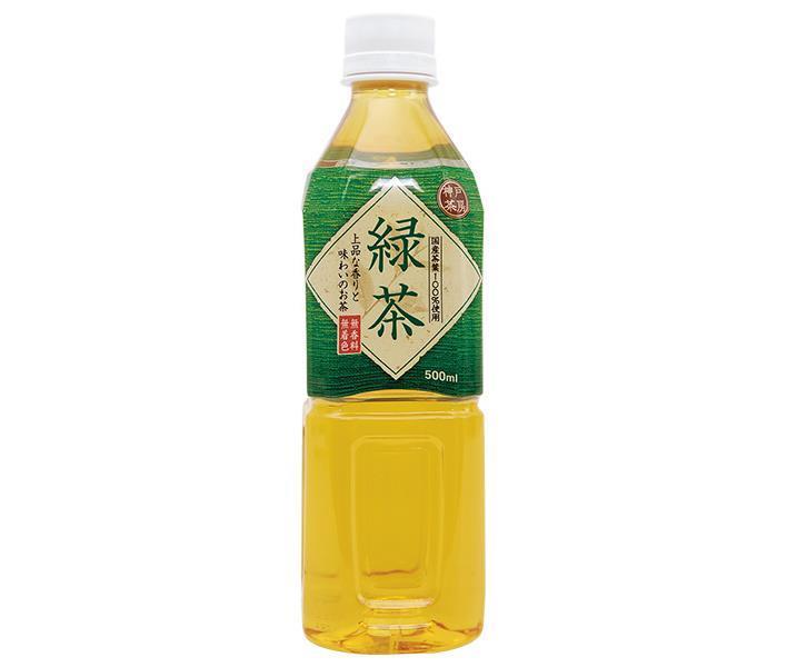 富永貿易 神戸茶房 緑茶 500mlペットボトル×24本入【日本出荷】