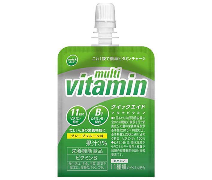 富永貿易 クイックエイド マルチビタミン 180gパウチ×30本入【日本出荷】