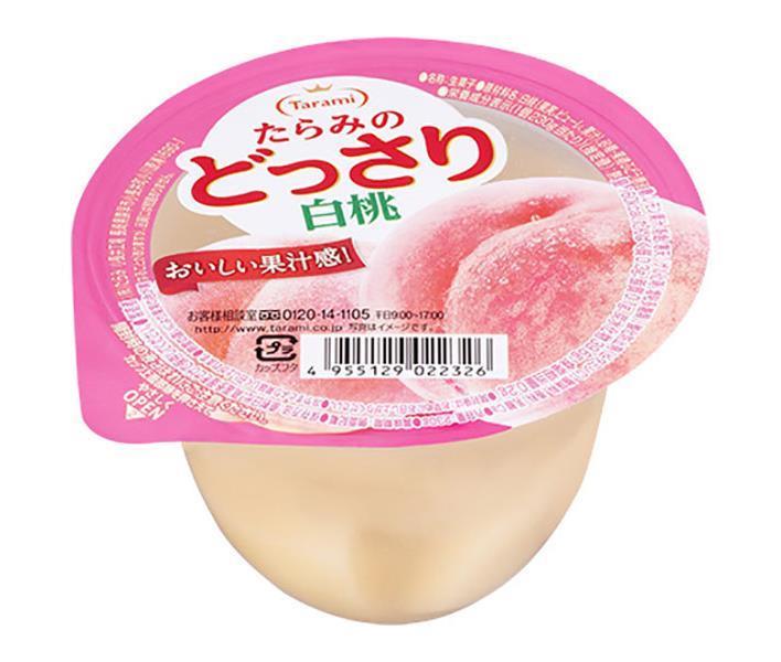たらみ たらみのどっさり 白桃ゼリー 230g×24(6×4)個入【日本出荷】