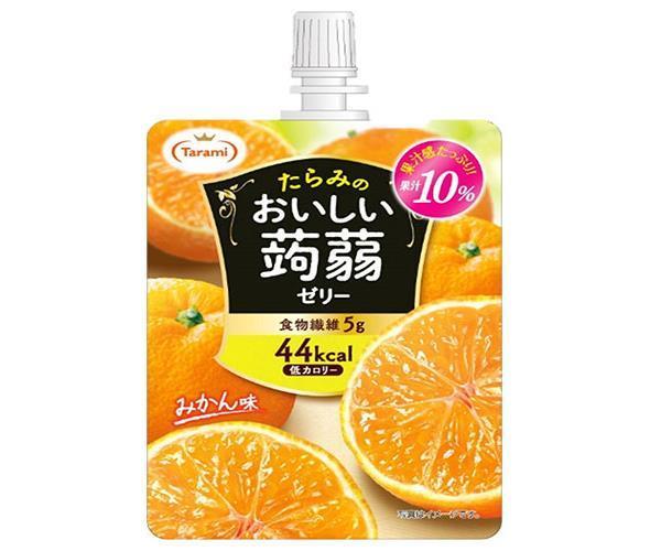 たらみ おいしい蒟蒻ゼリー みかん味 150gパウチ×30本入【日本出荷】
