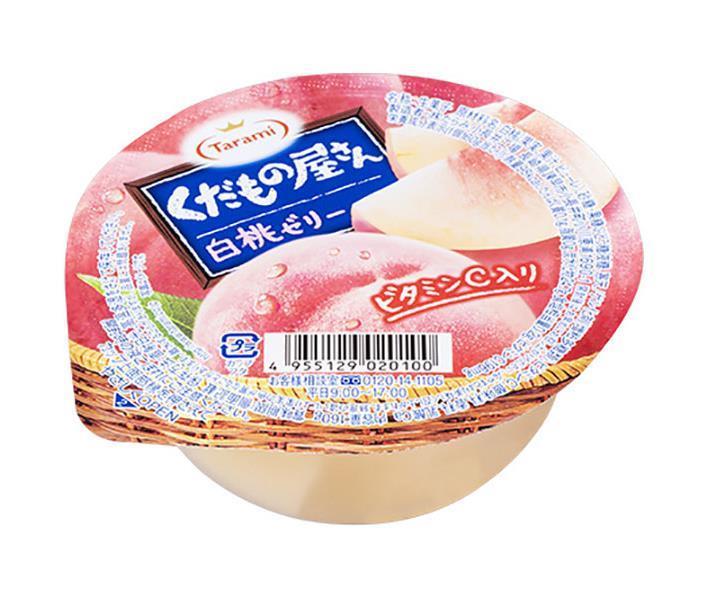 たらみ くだもの屋さん 白桃ゼリー 160g×36(6×6)個入【日本出荷】