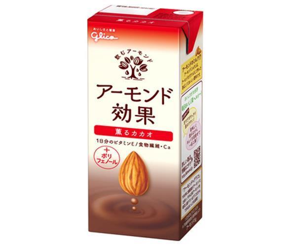 グリコ乳業 アーモンド効果 薫るカカオ 200ml紙パック×24本入【日本出荷】