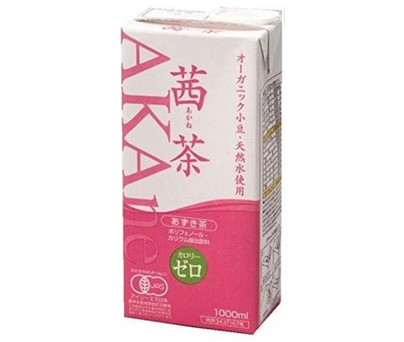 遠藤製餡 茜茶 1L紙パック×6本入【日本出荷】