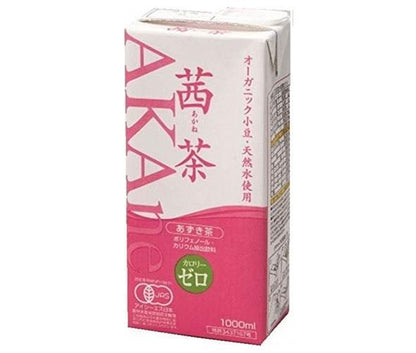 遠藤製餡 茜茶 1L紙パック×6本入【日本出荷】