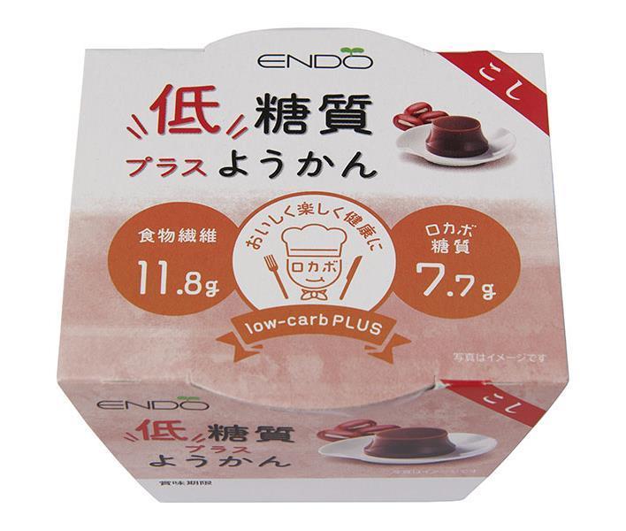 遠藤製餡 低糖質プラスようかん こし 90g×24(6×4)個入【日本出荷】