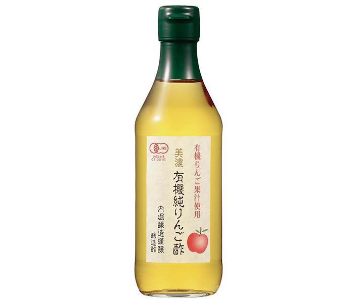 内堀醸造 美濃 有機純りんご酢 360ml瓶×6本入【日本出荷】