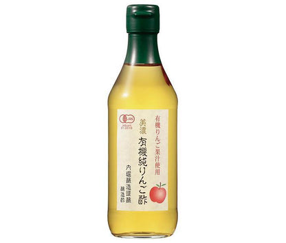 内堀醸造 美濃 有機純りんご酢 360ml瓶×6本入【日本出荷】