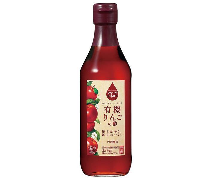 内堀醸造 フルーツビネガー 有機りんごの酢 360ml瓶×6本入【日本出荷】