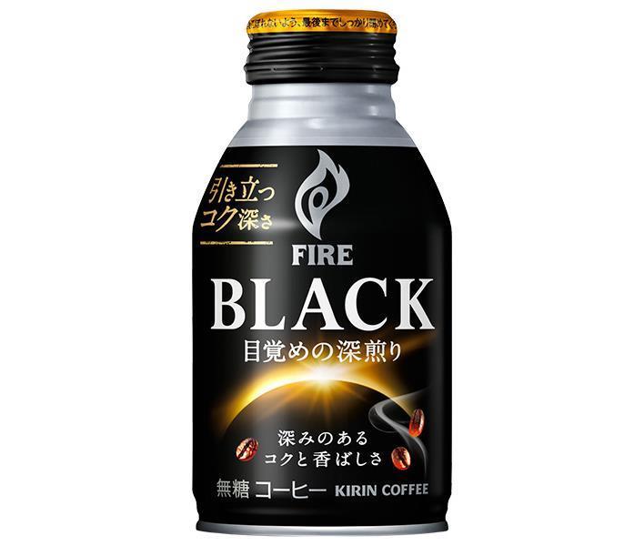 Kirin FIRE Black Awakening Dark Roast 275g Bottle Can x 24 [Shipped in Japan]