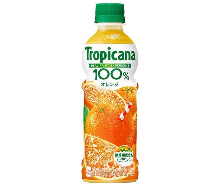 キリン トロピカーナ 100% オレンジ 330mlペットボトル×24本入【日本出荷】