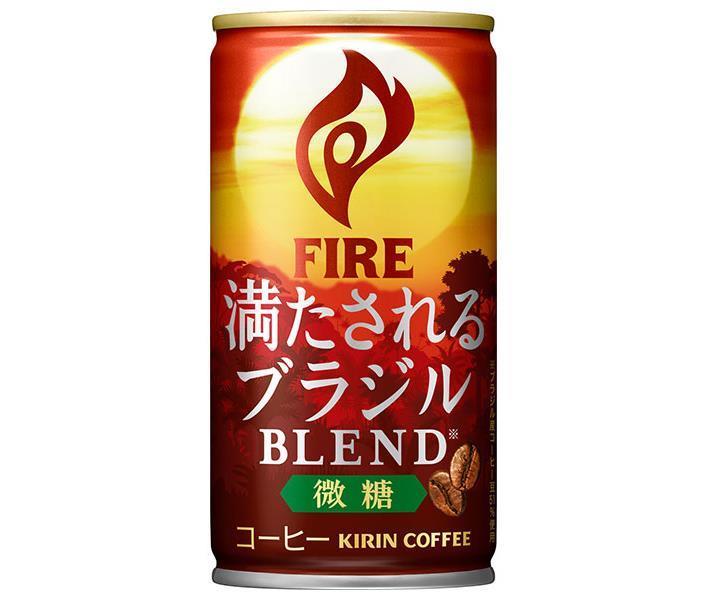 キリン FIRE(ファイア) 満たされる ブラジルブレンド 微糖 185g缶×30本入【日本出荷】