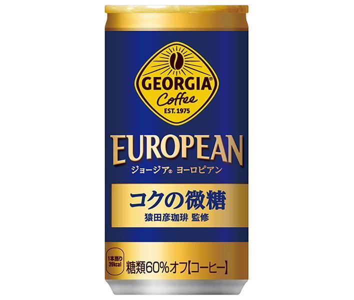 Coca-Cola Georgia European Rich Light Sugar 185g can x 30 pieces [Shipped in Japan]