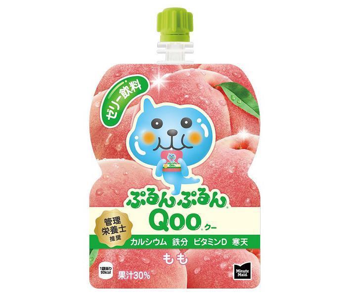 コカコーラ ミニッツメイド ぷるんぷるんQoo(クー) もも 125gパウチ×6本入【日本出荷】
