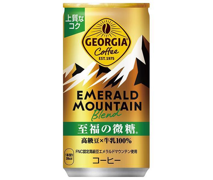 Coca-Cola Georgia Emerald Mountain Blend Blissful Light Sugar 185g can x 30 pieces [Shipped in Japan]