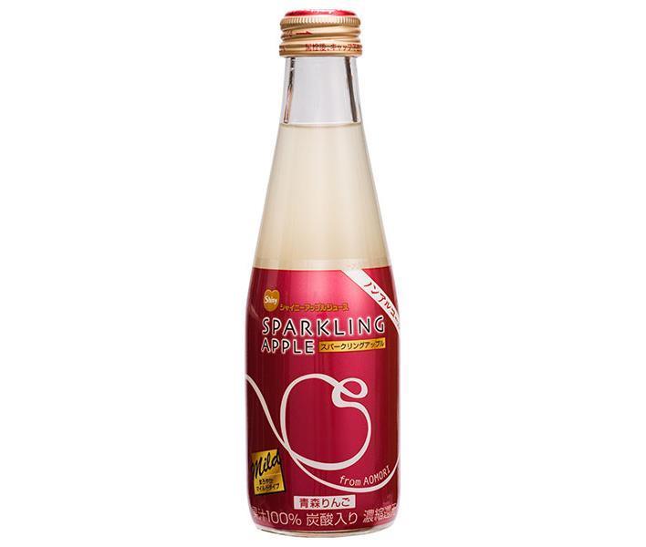 Aomori Prefecture Apple Juice Shiny Sparkling Apple Mild 200ml bottle x 24 bottles [shipped in Japan]