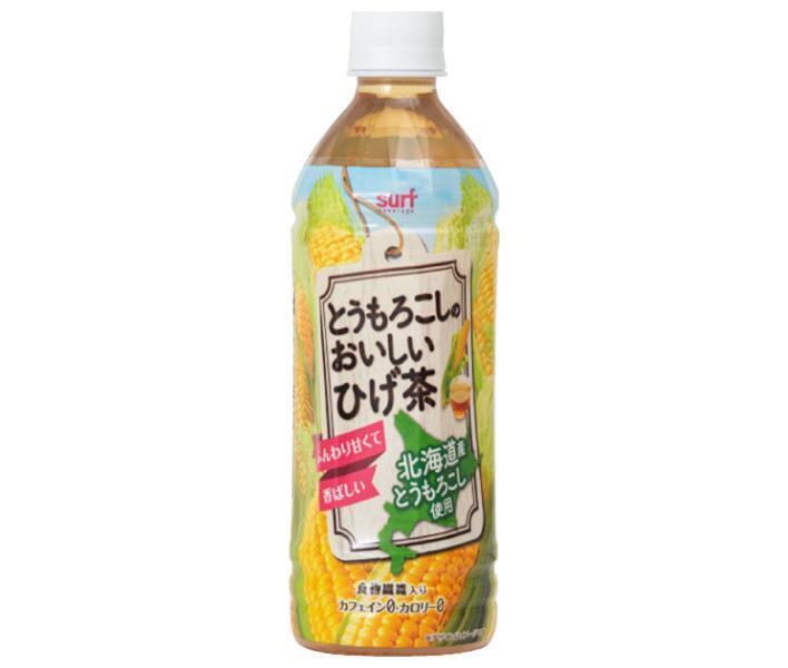Surf Beverage Delicious corn beard tea 500ml plastic bottles x 24 bottles [shipped in Japan]