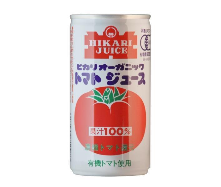 光食品 オーガニックトマトジュース 有塩 190g缶×30本入【日本出荷】