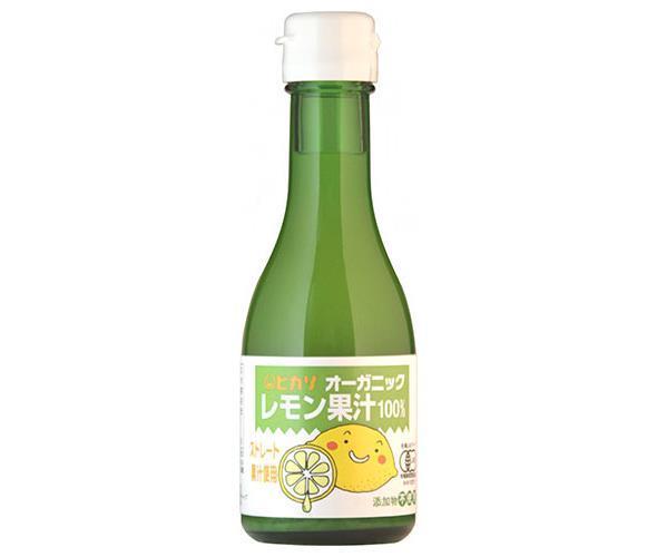 光食品 オーガニックレモン果汁 180ml瓶×12本入【日本出荷】