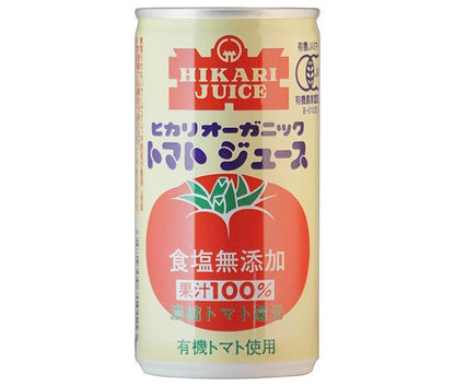 光食品 オーガニックトマトジュース 食塩無添加 190g缶×30本入【日本出荷】