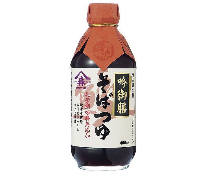 Yamamori Gin Gozen Soba Soup 400ml bottle x 12 bottles [shipped in Japan]