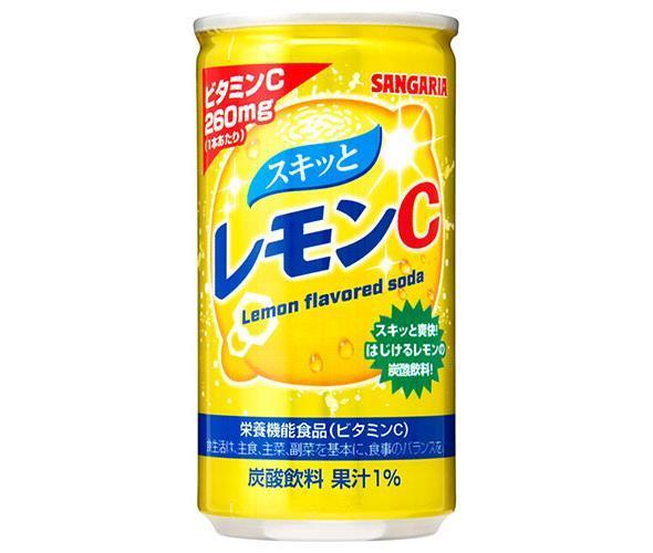 サンガリア スキっとレモンC 190g缶×30本入【日本出荷】