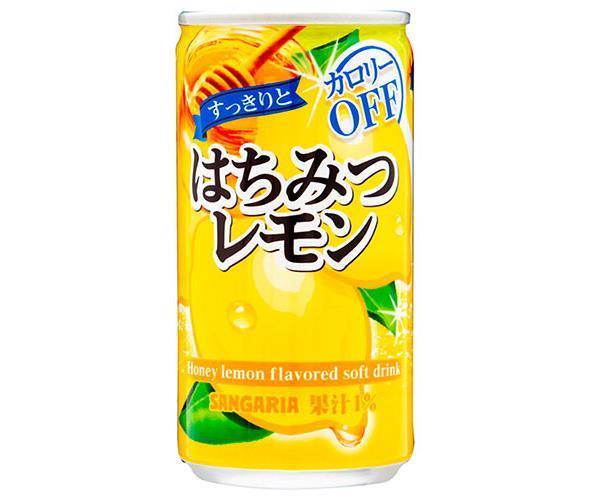 サンガリア すっきりとはちみつレモン 185g缶×30本入【日本出荷】