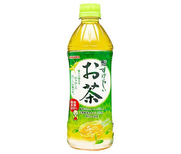 サンガリア すばらしいお茶 500mlペットボトル×24本入【日本出荷】