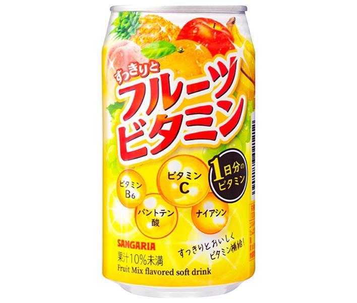 Sangaria Refreshing Fruit Vitamin 340g can x 24 pieces [Shipped in Japan]