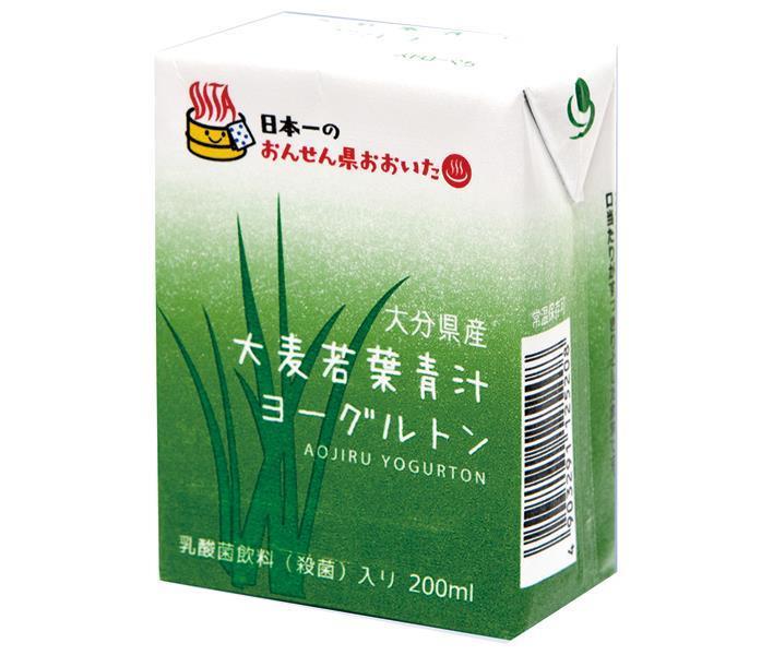 Yogurtton Dairy Barley Grass Green Juice Yogurtton 200ml paper pack x 16 pieces [shipped in Japan]