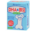 Yogurtton Dairy DHA & Iron 200ml paper pack x 16 pieces [shipped in Japan]