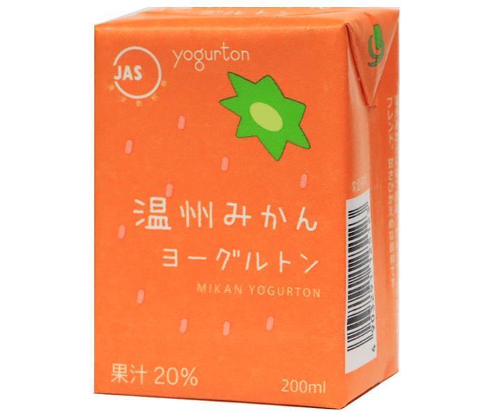 ヨーグルトン乳業 温州みかん ヨーグルトン 200ml紙パック×16本入【日本出荷】