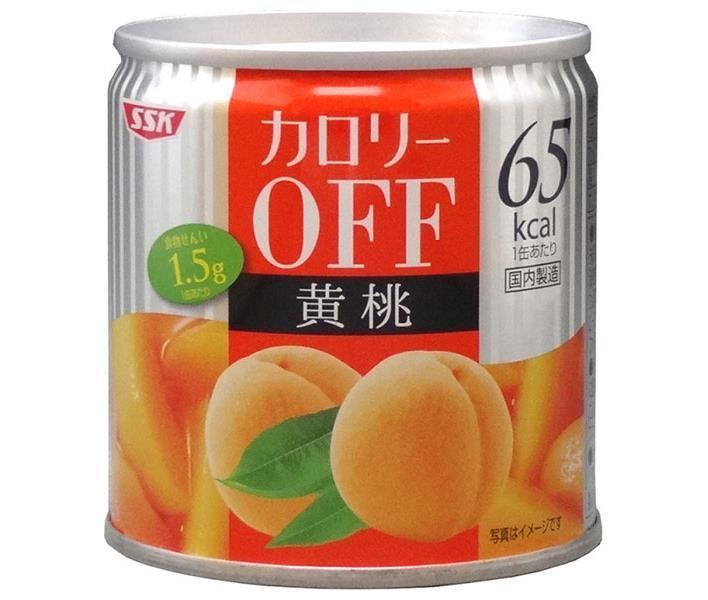 SSK カロリ−OFF 黄桃 185g×24個入【日本出荷】
