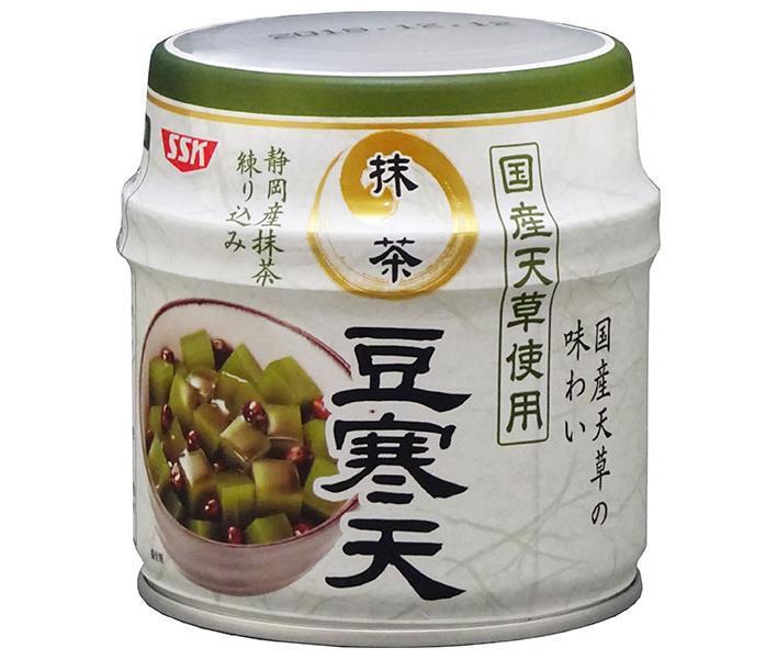 SSK 国産天草使用 抹茶豆寒天 230g×12個入【日本出荷】