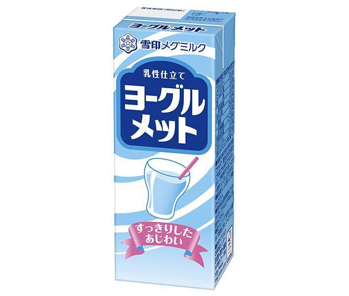 雪印メグミルク ヨーグルメット 200ml紙パック×24(12×2)本入【日本出荷】