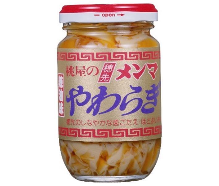 桃屋 穂先メンマ やわらぎ (辣油味) 115g瓶×12個入【日本出荷】
